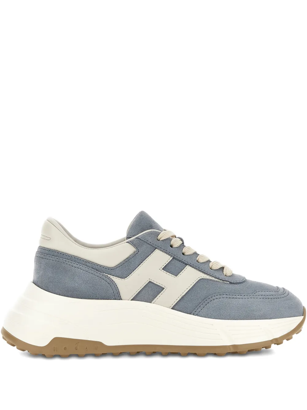 Hogan Hi-Fi leather sneakers Blauw