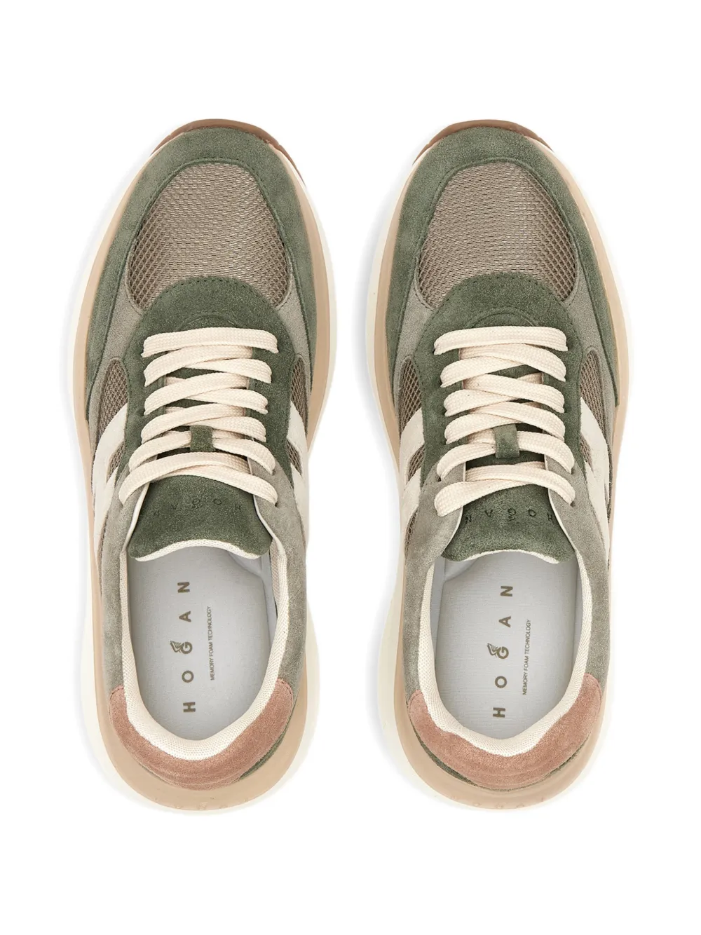 Hogan H696 chunky sneakers Groen