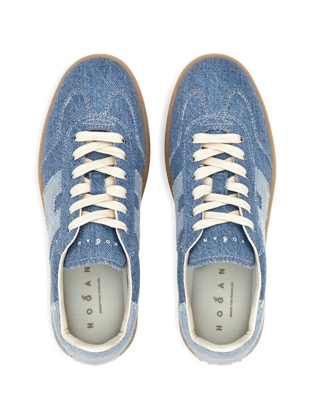 Hogan Cool sneakers met plateauzool Blauw