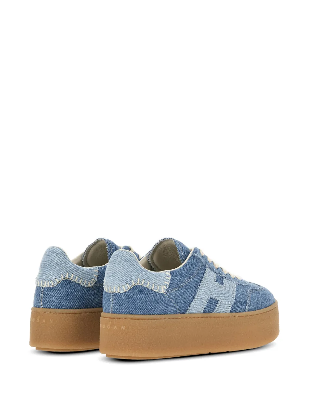 Hogan Cool sneakers met plateauzool Blauw