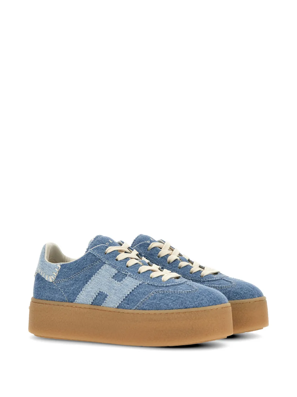 Hogan Cool sneakers met plateauzool Blauw