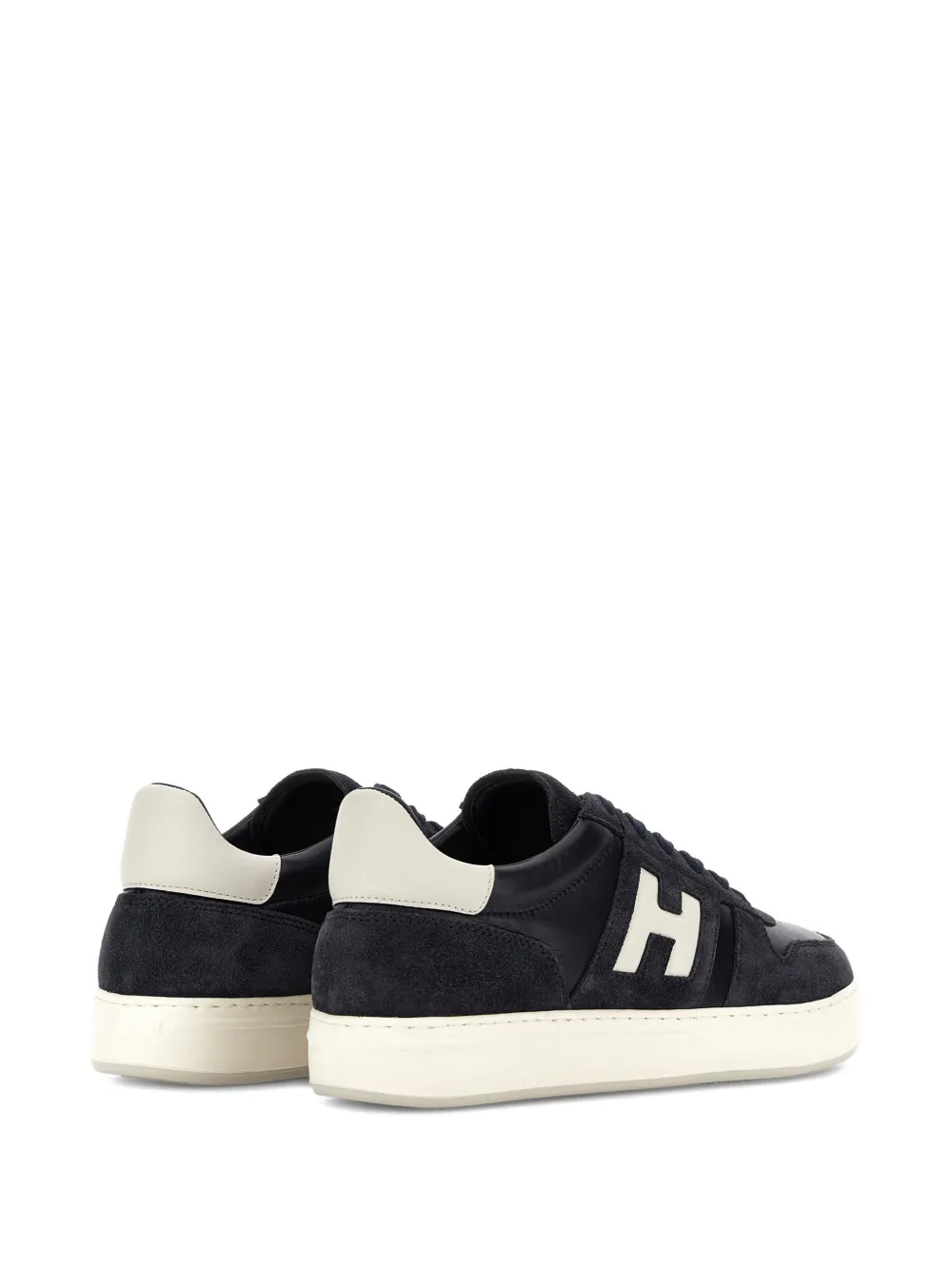 Hogan H-TV suède sneakers met logo Blauw