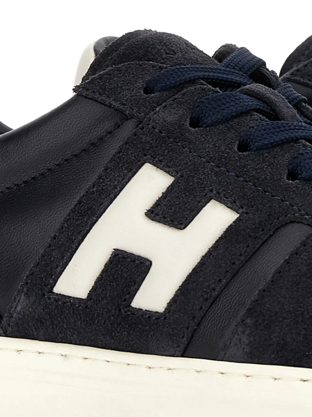 Hogan H-TV suède sneakers met logo Blauw