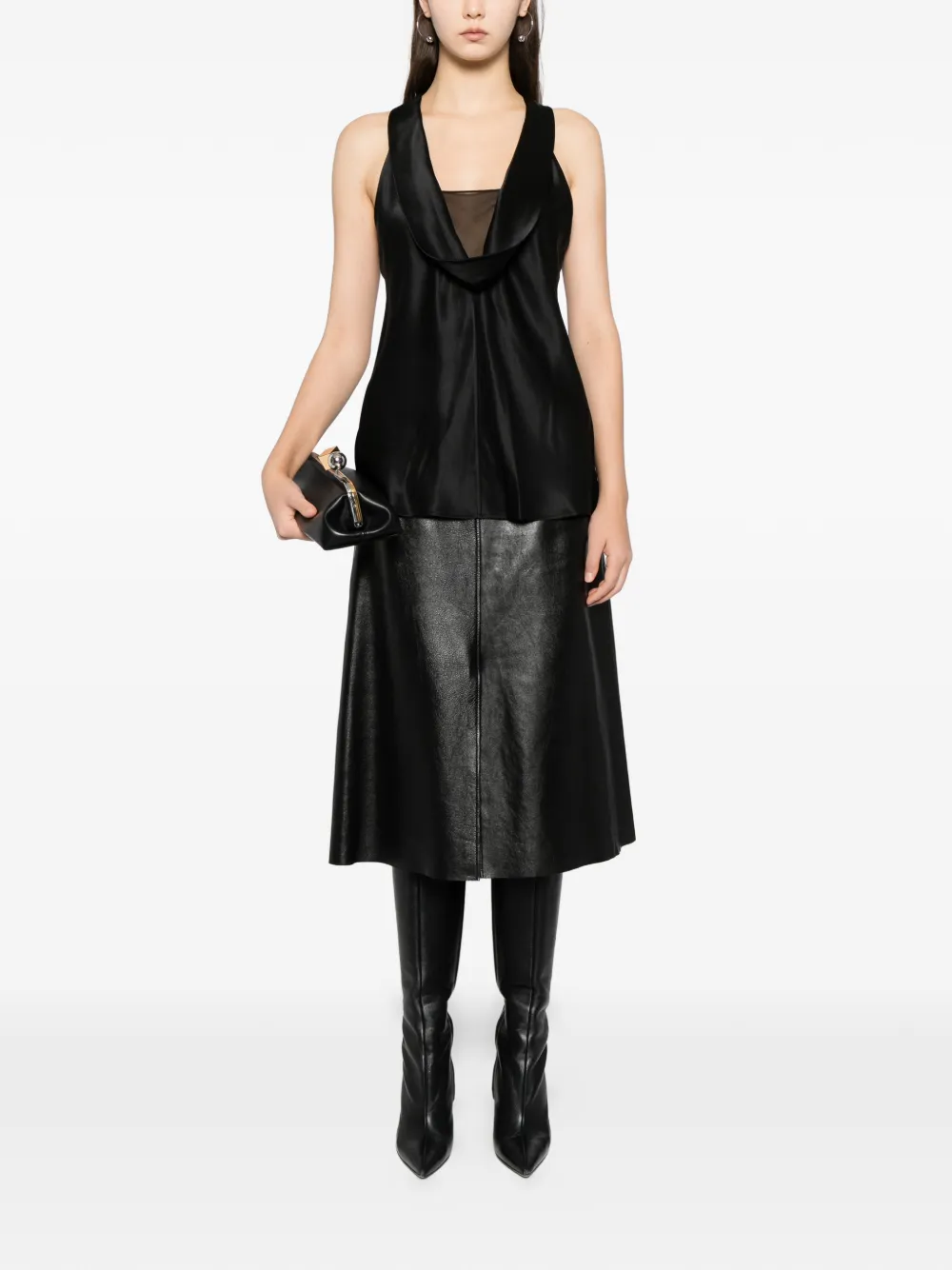 Helmut Lang t-ringad sidentopp | Linnen | Image 2