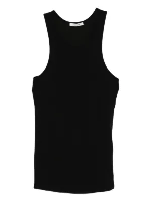 Baserange Heart Tank Top | Black | FARFETCH NO
