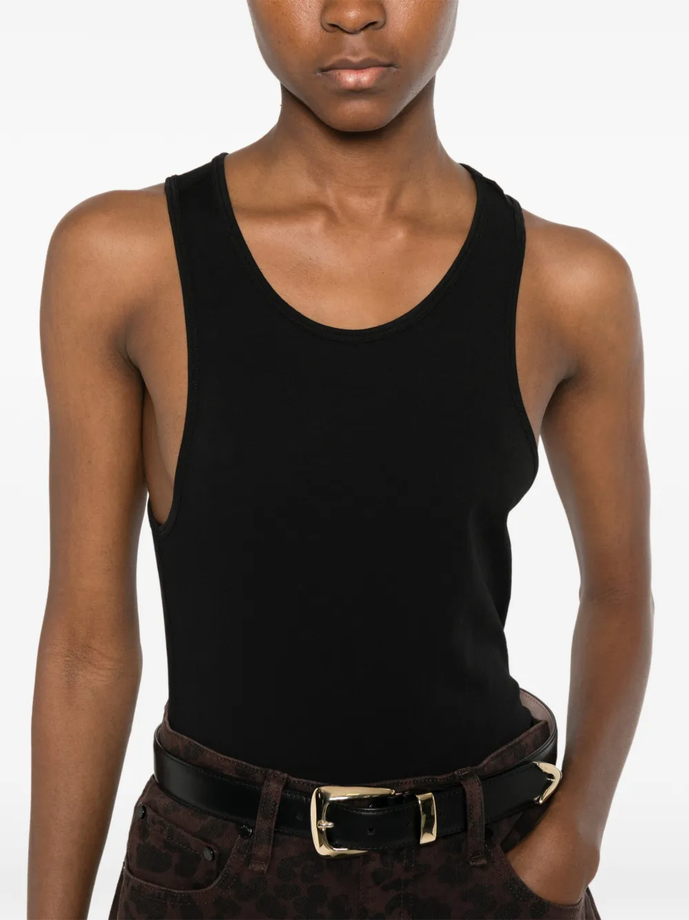ENTIRE STUDIOS Tanktop met print Zwart