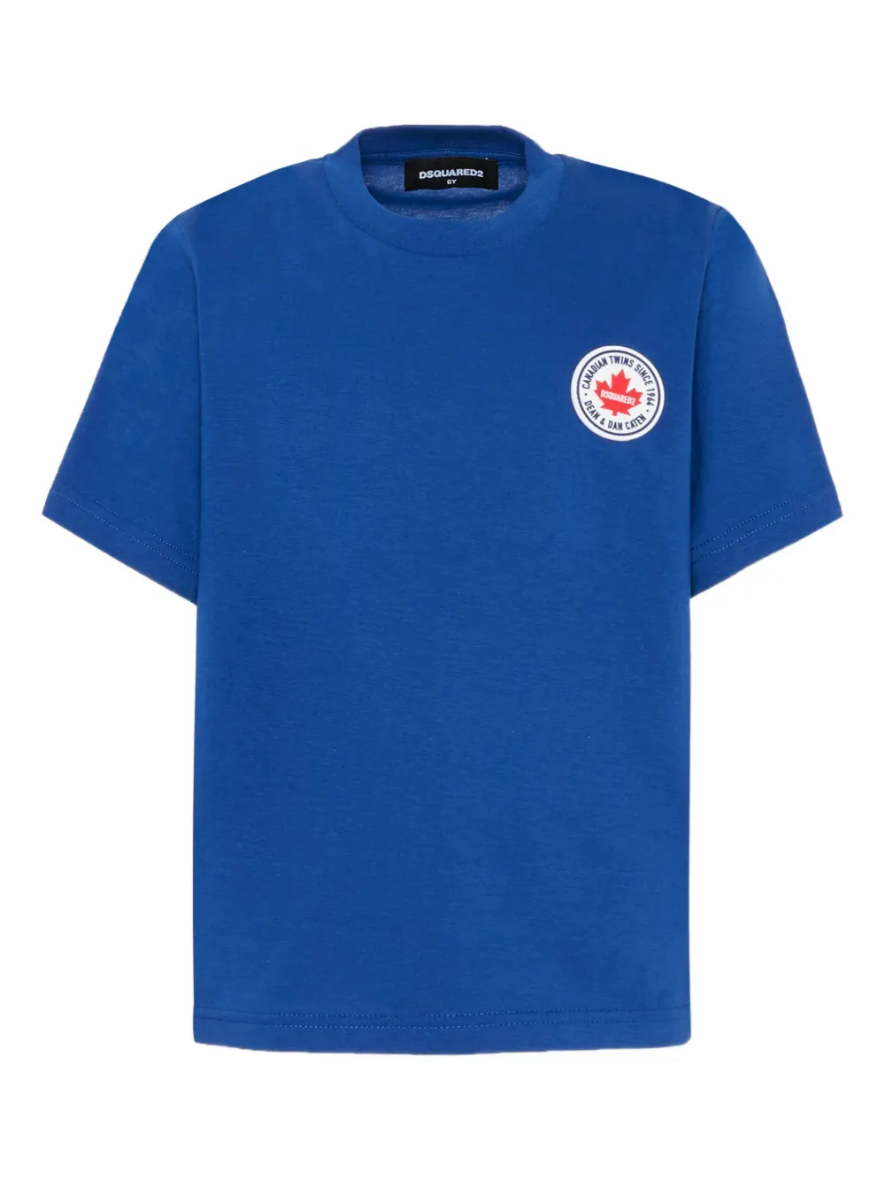 Dsquared2 Short-sleeve Graphic T-shirt In Blue