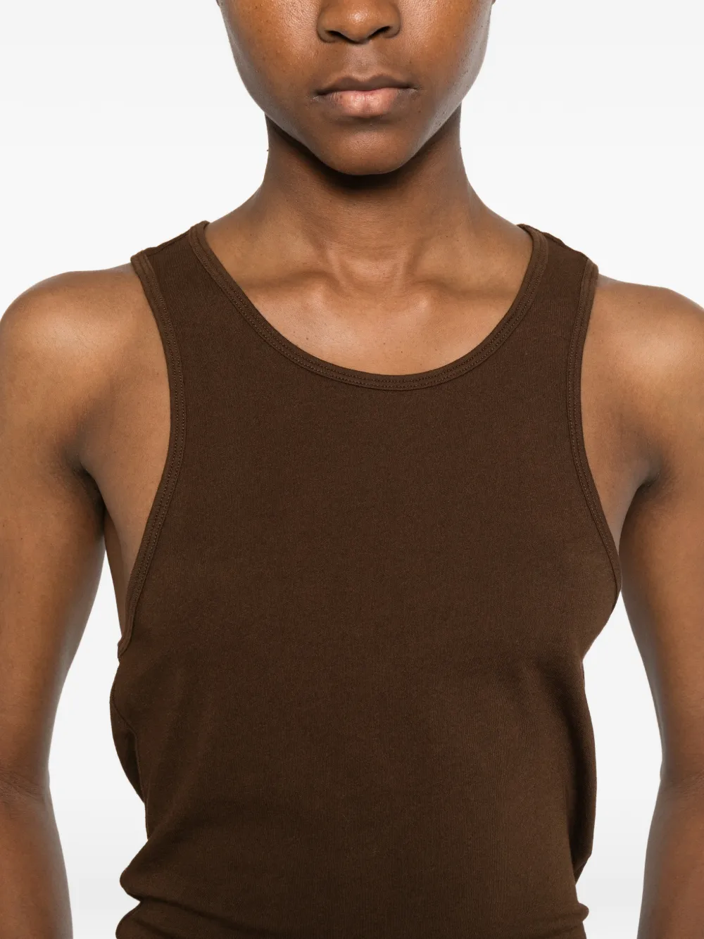 ENTIRE STUDIOS Tanktop met print Bruin