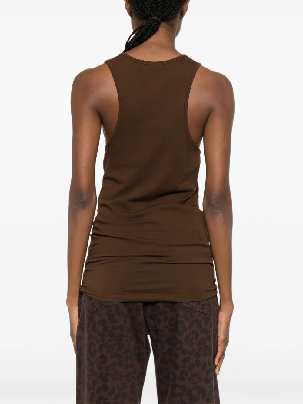 ENTIRE STUDIOS Tanktop met print Bruin