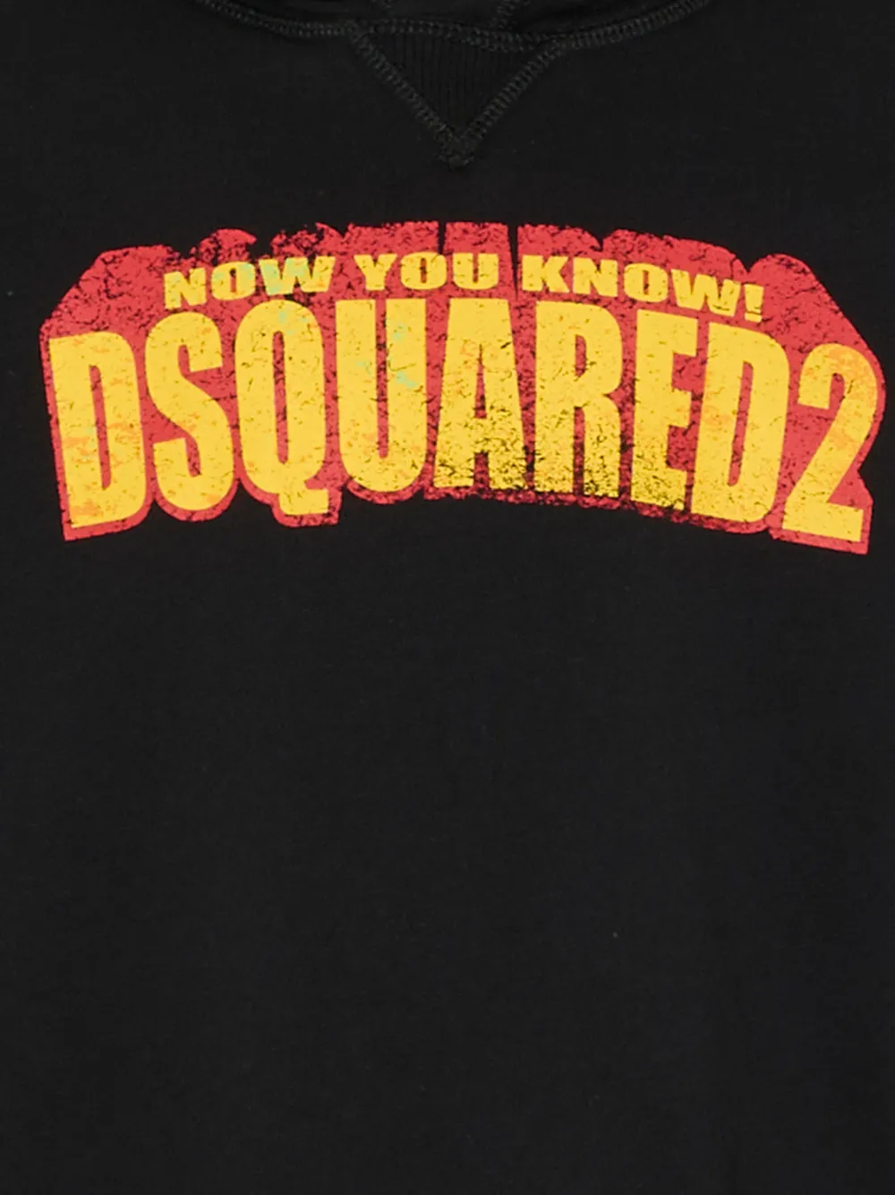Dsquared2 Logo-print Hoodie In Black