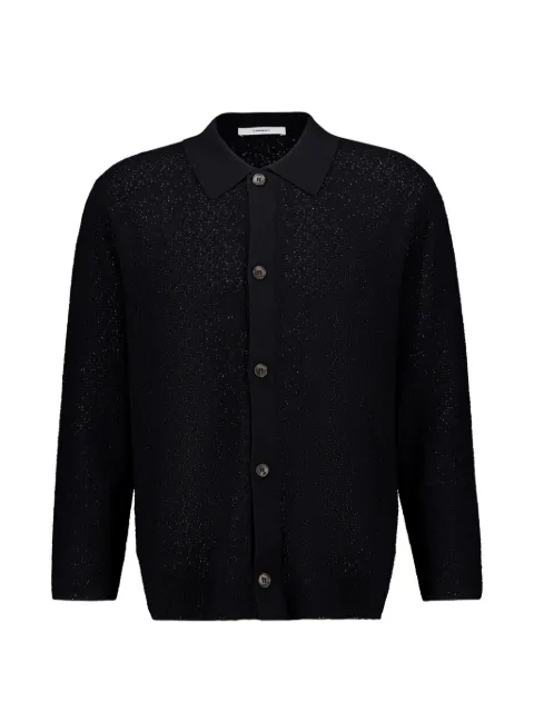 COMMAS collared button-front cardigan 