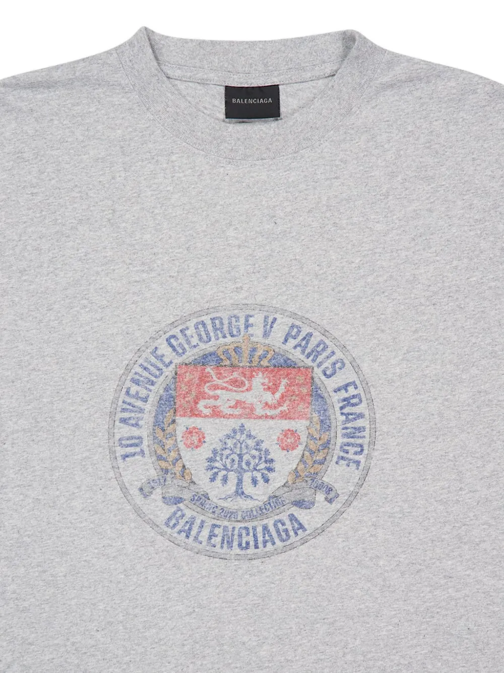 Balenciaga T-shirt met print Grijs