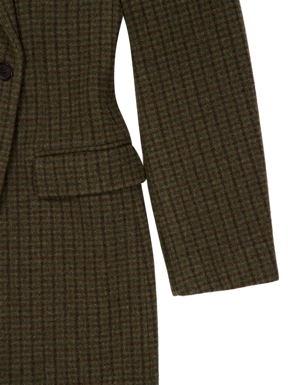 Balenciaga Jas met knopen Groen