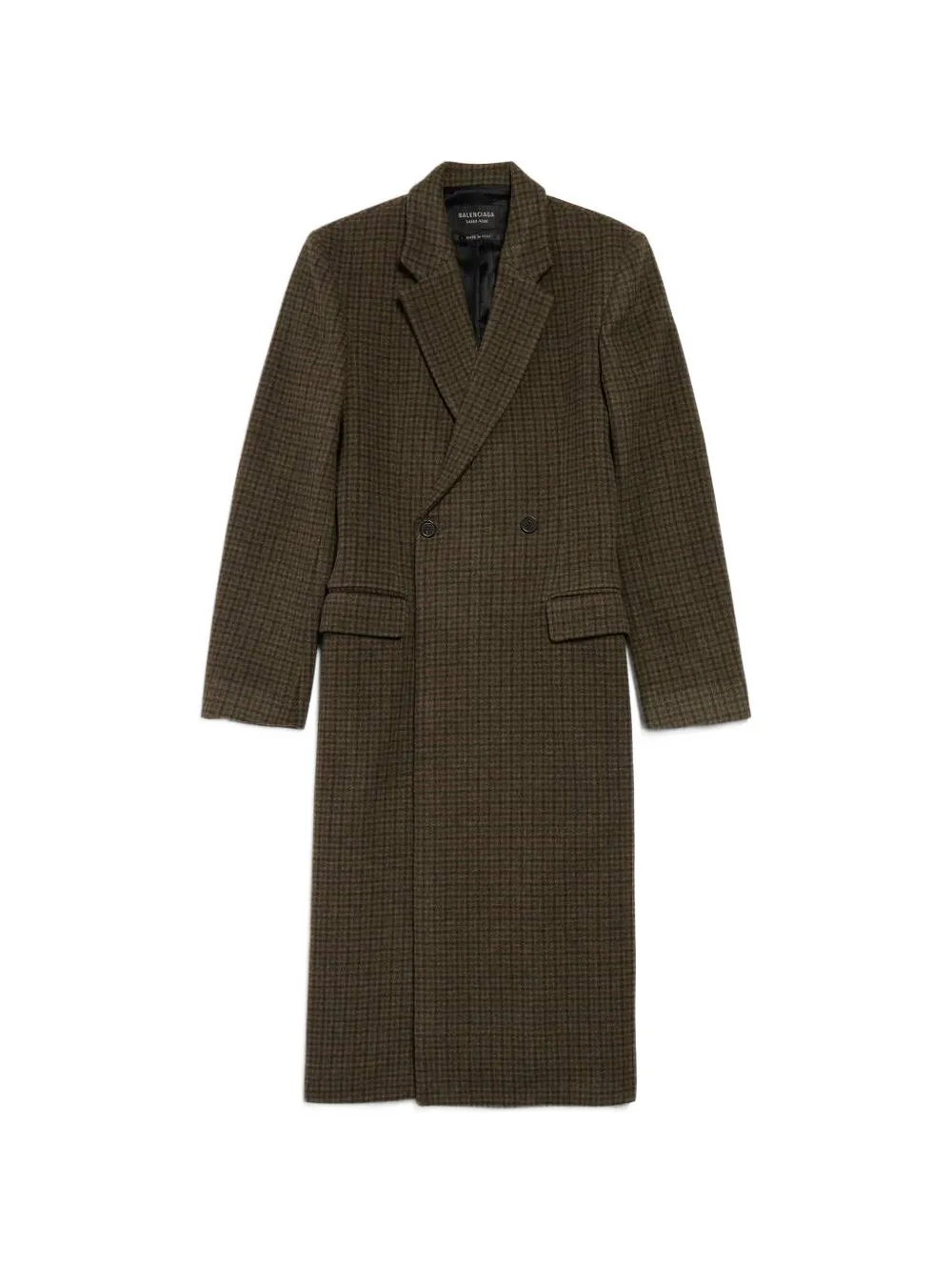Balenciaga Jas met knopen Groen