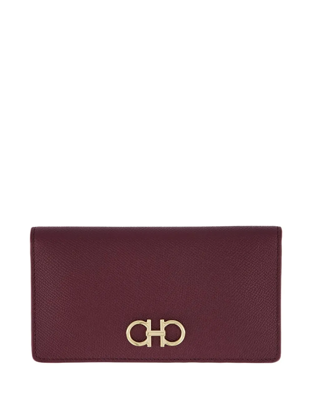 Ferragamo Continental logo-detail leather wallet - Rosso