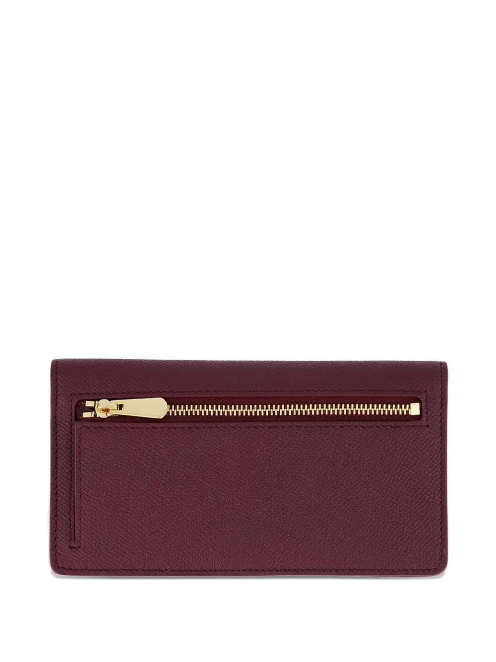 Ferragamo Continental logo-detail leather wallet - Rood