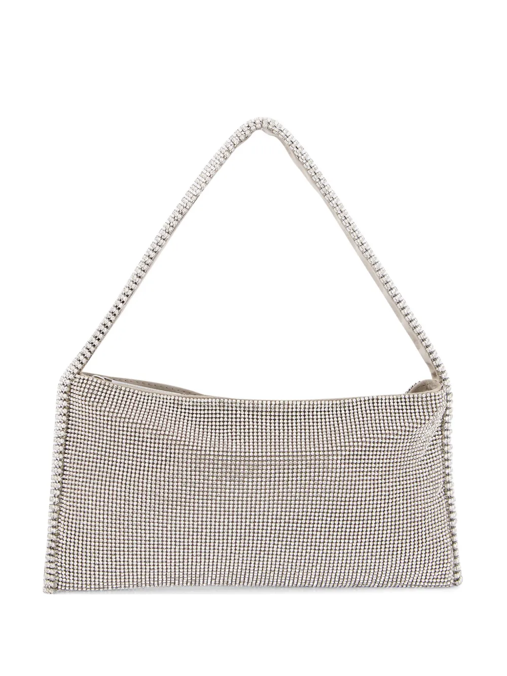 Benedetta Bruzziches zip-up shoulder bag - Argento