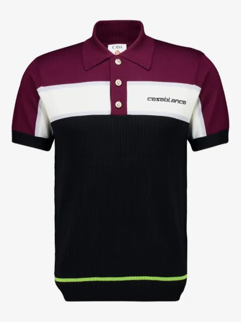 Casablanca merino wool polo shirt
