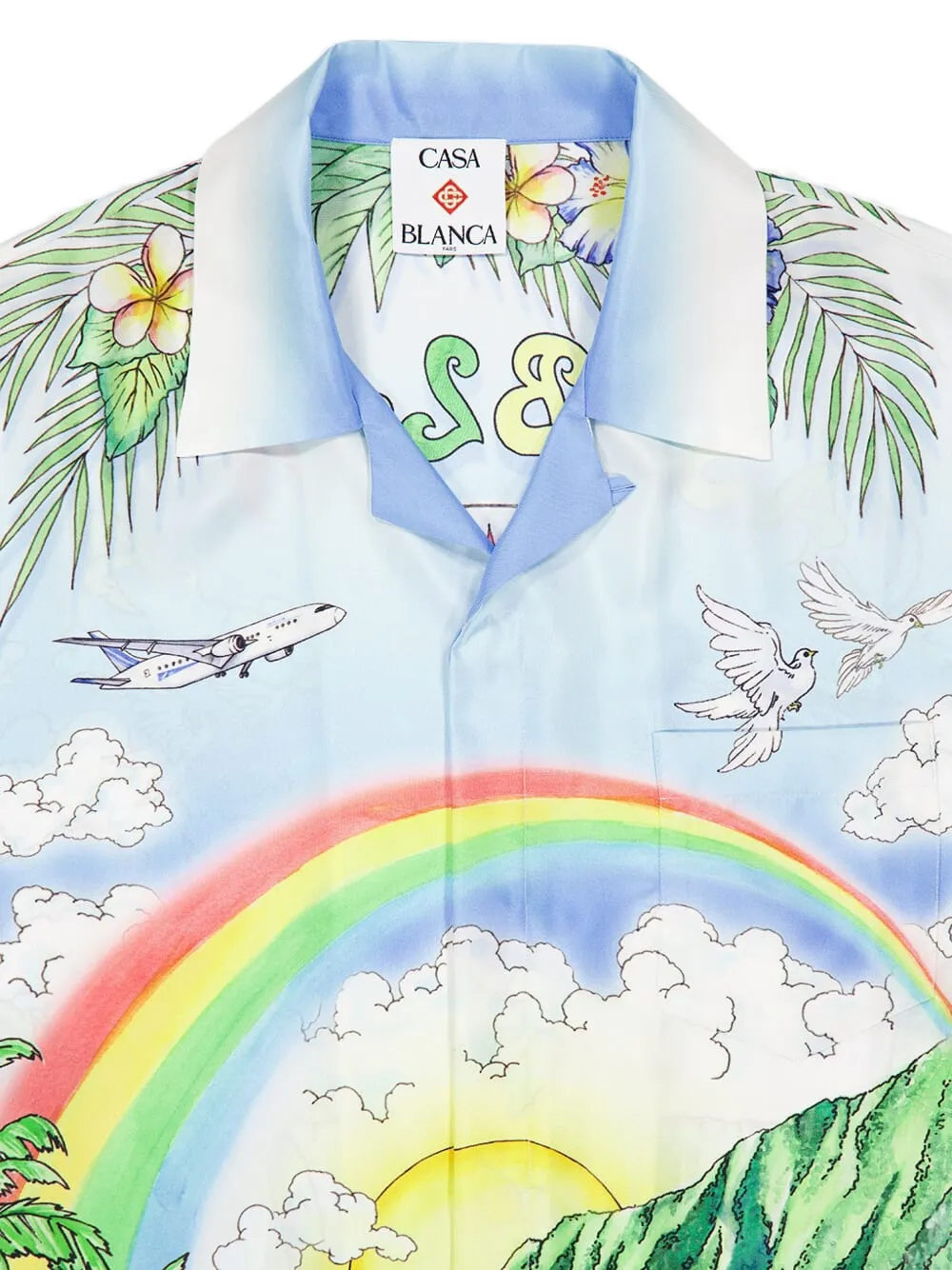 Casablanca Aloha ロングスリーブ シャツ | ホワイト | FARFETCH JP