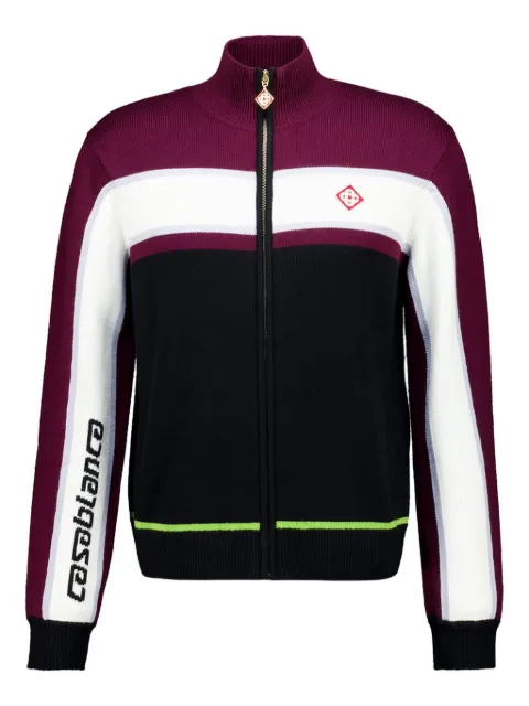 Casablanca stripe appliqué jacket