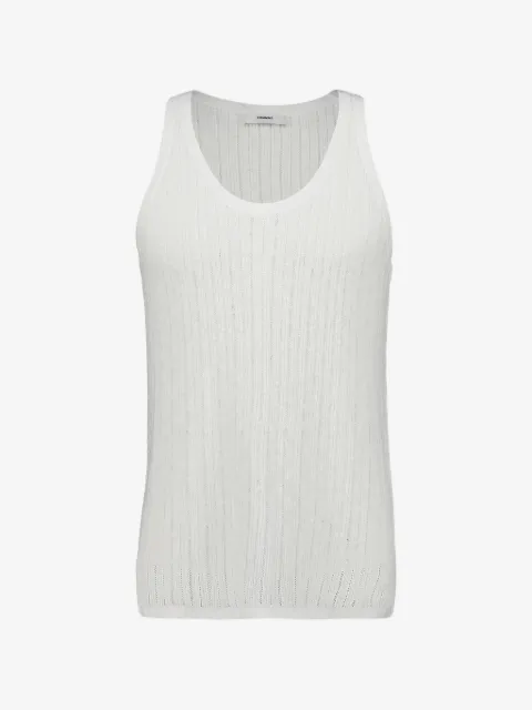 COMMAS pointelle-knit tank top 