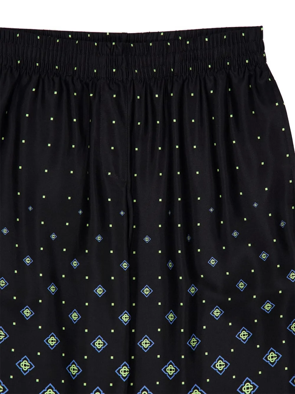  Casablanca Monogram Palazzo Pants - Black 