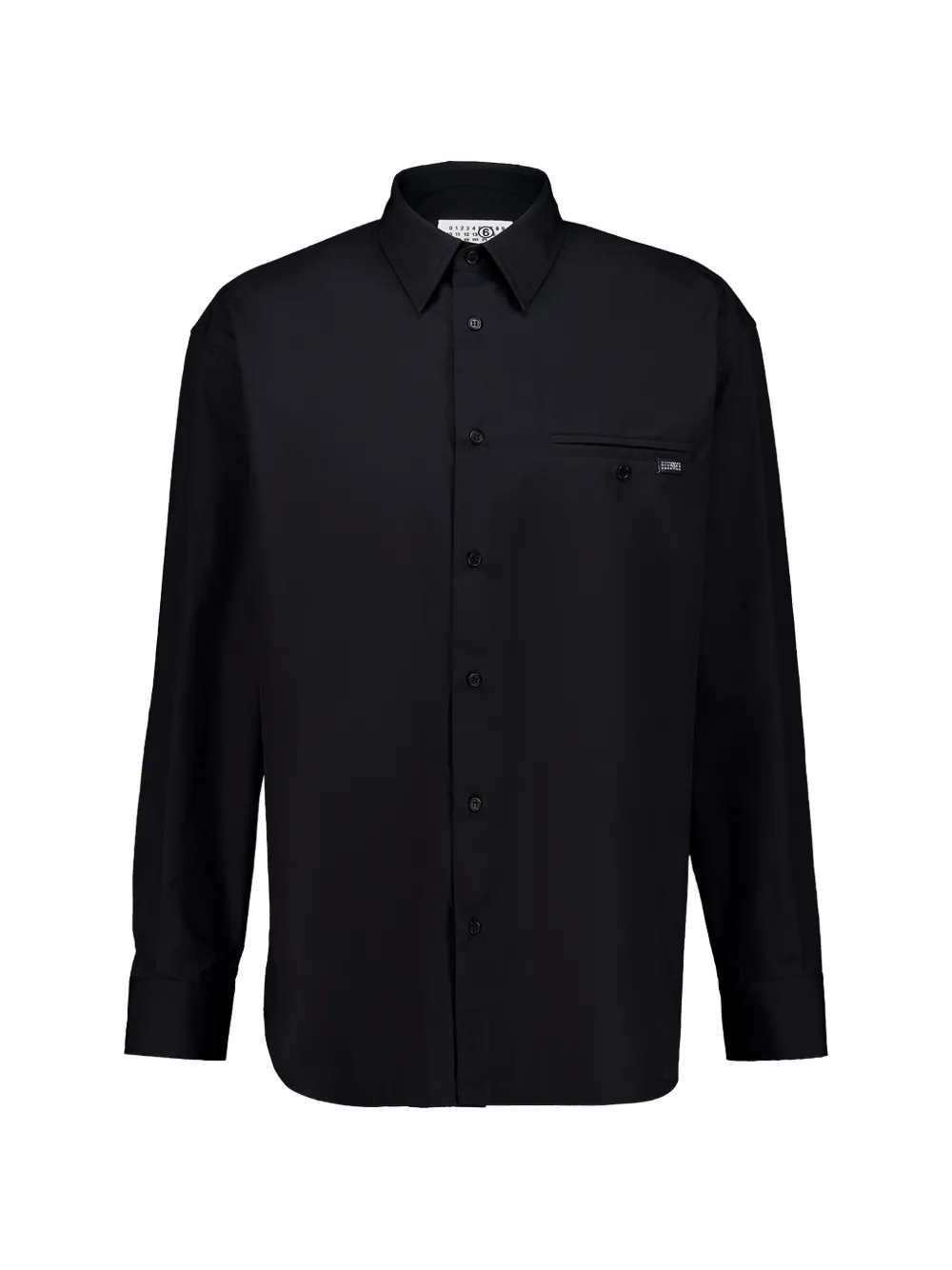 MM6 Maison Margiela long-sleeve cotton shirt - Nero