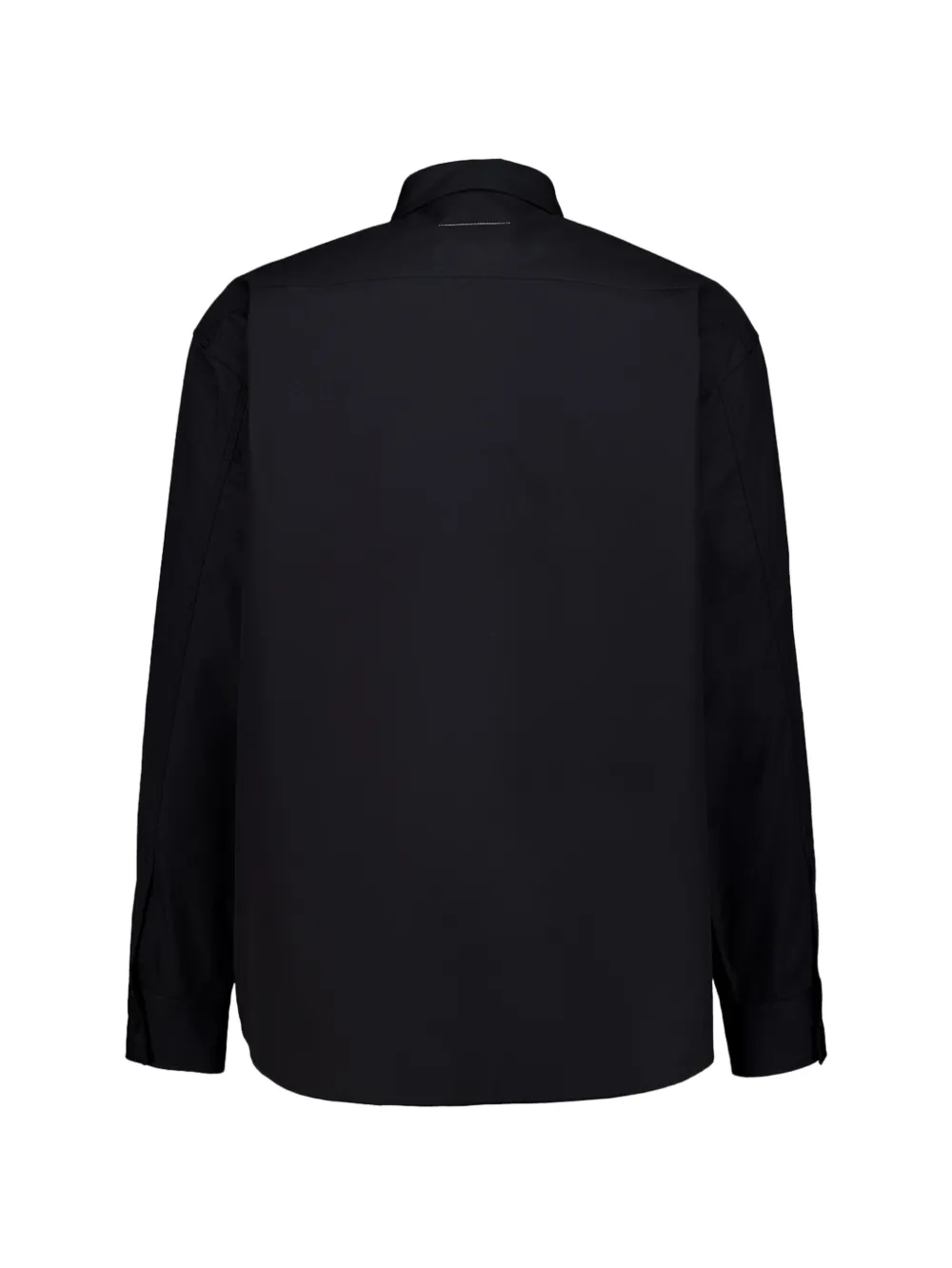 MM6 Maison Margiela Katoenen overhemd met lange mouwen Zwart
