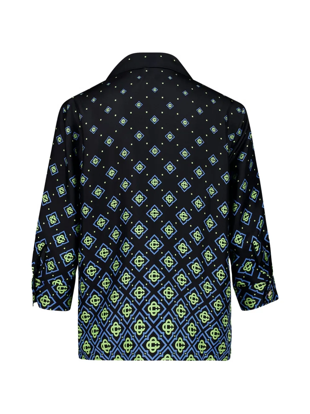 Casablanca monogram silk shirt - Zwart