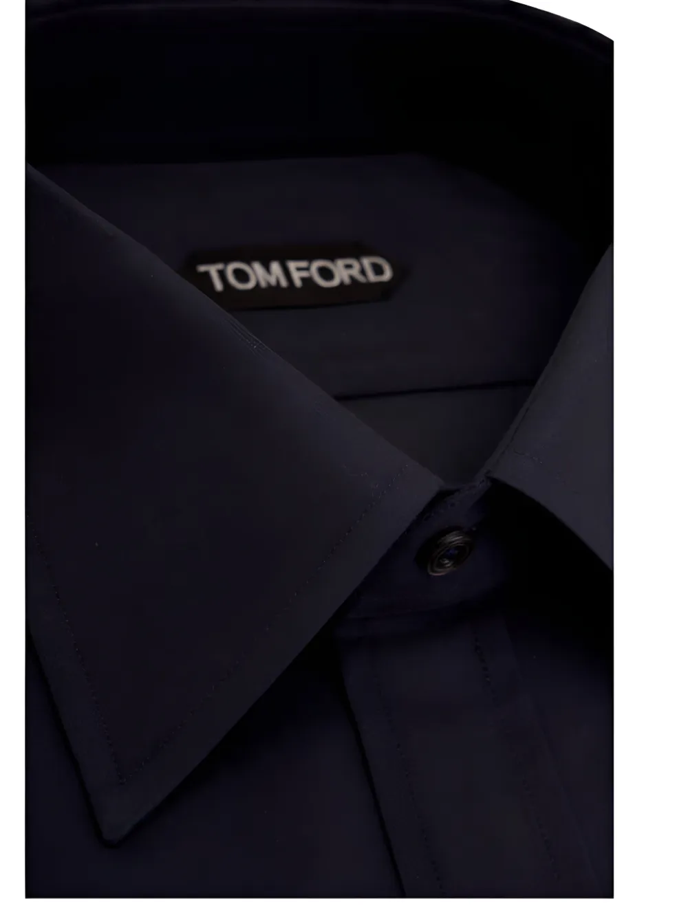 TOM FORD button cotton shirt - Blauw