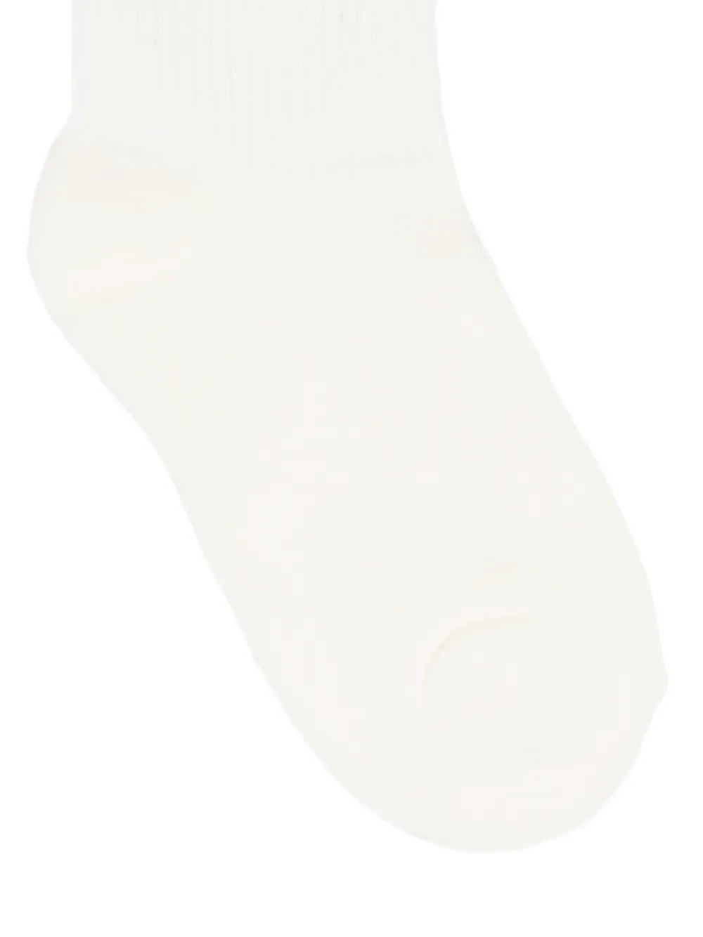 Marni Kids stripe logo socks Beige