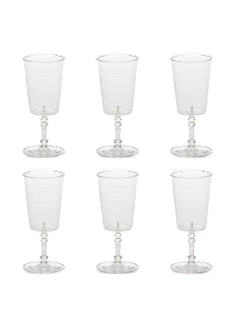 Seletti round-base wine glass (set of six)