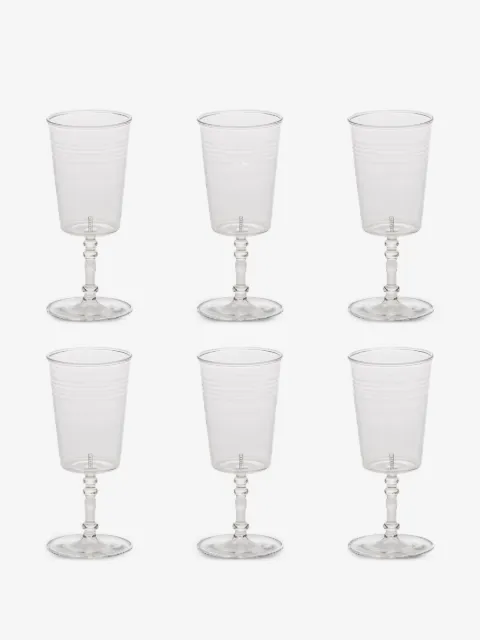 Seletti 6-pack vinglas med rund bas