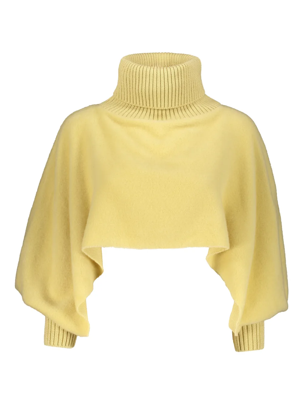 Herno High-neck Sweater In Yellow