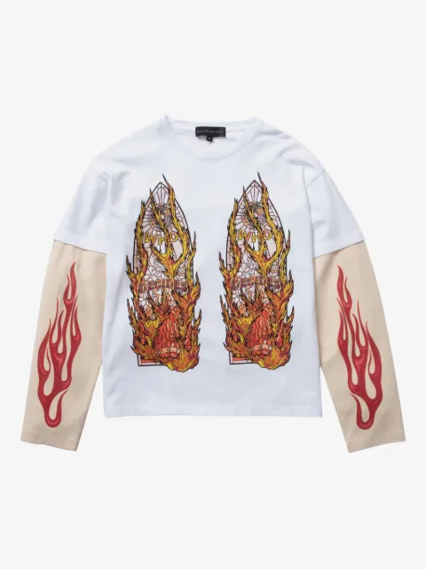 Who Decides War long-sleeve graphic T-shirt