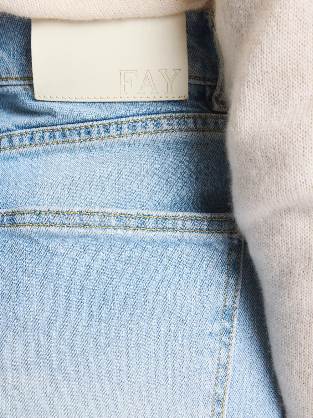 Fay Jeans met zakken Blauw