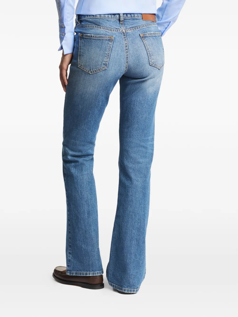 Fay Gerafelde jeans Blauw