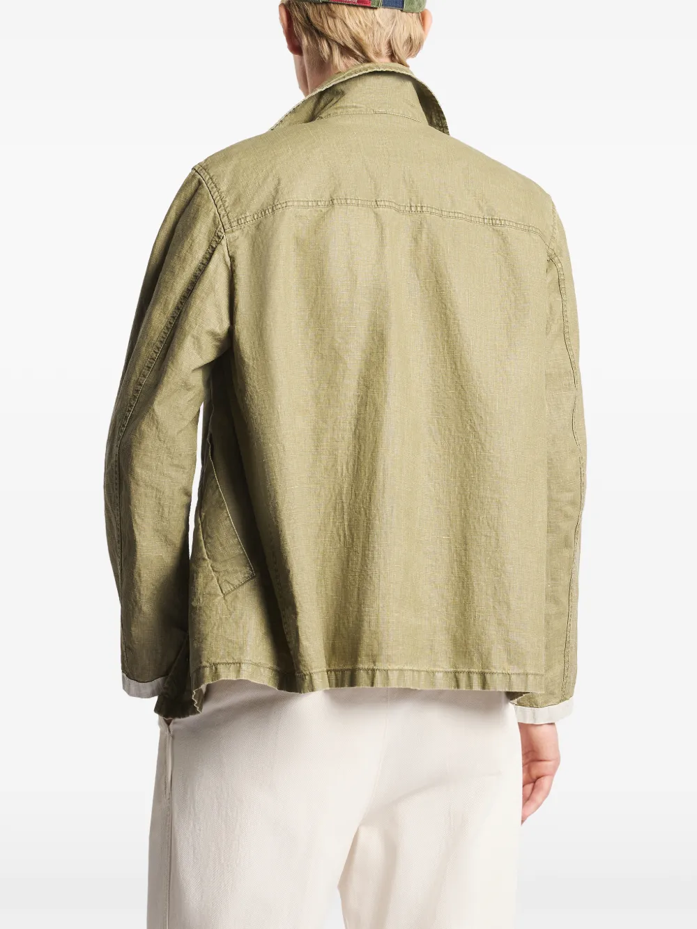 Fay 4 Ganci Archive jack met houtje-touwtje sluiting Beige