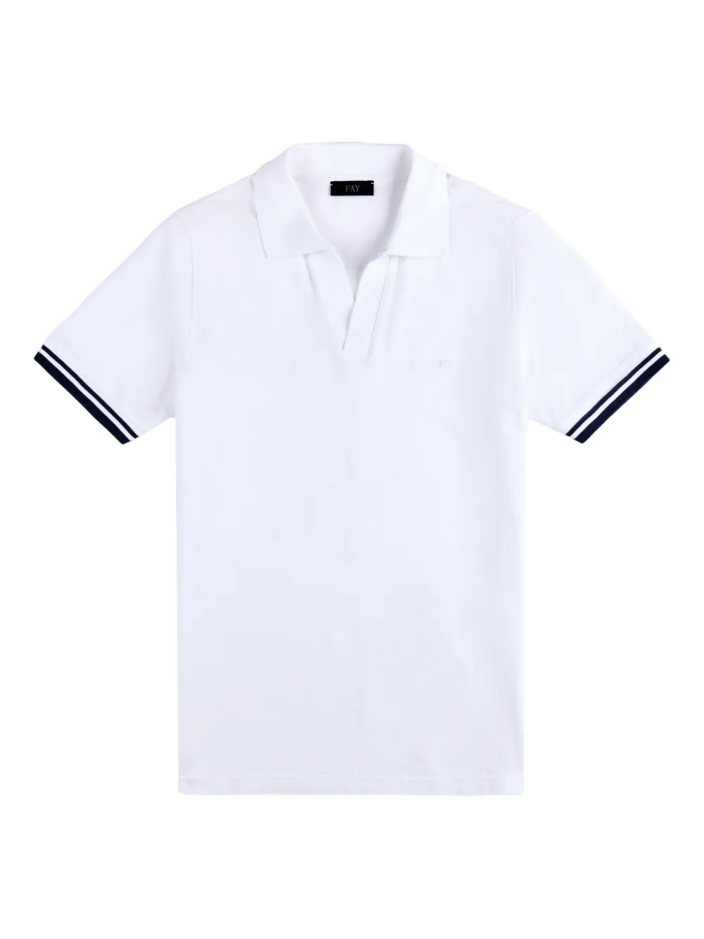 Fay T-shirt a righe - Bianco