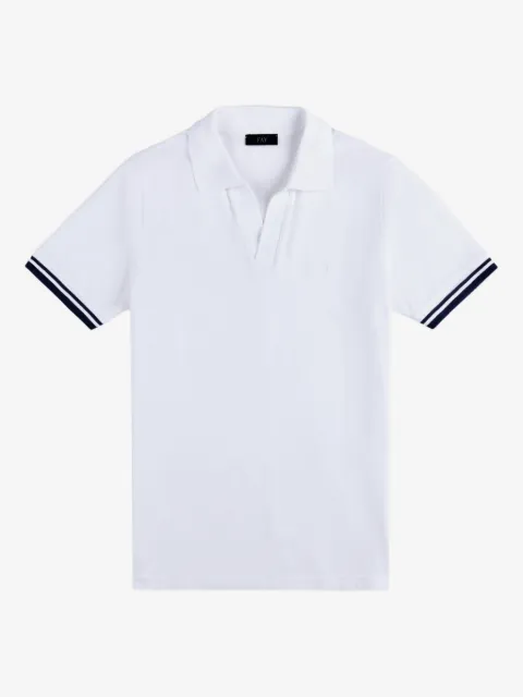 Fay striped piquet T-shirt