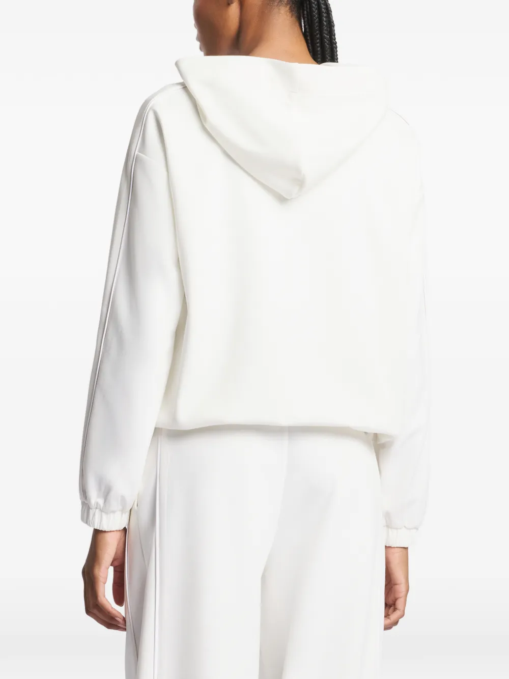 Fay Hoodie met opgestikte zak Wit