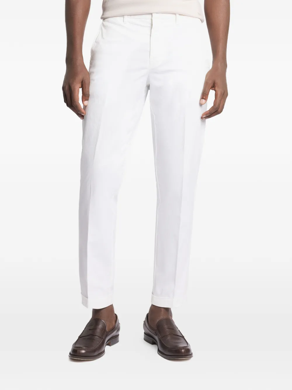  Fay Pocket Classic Capri Trousers - White 