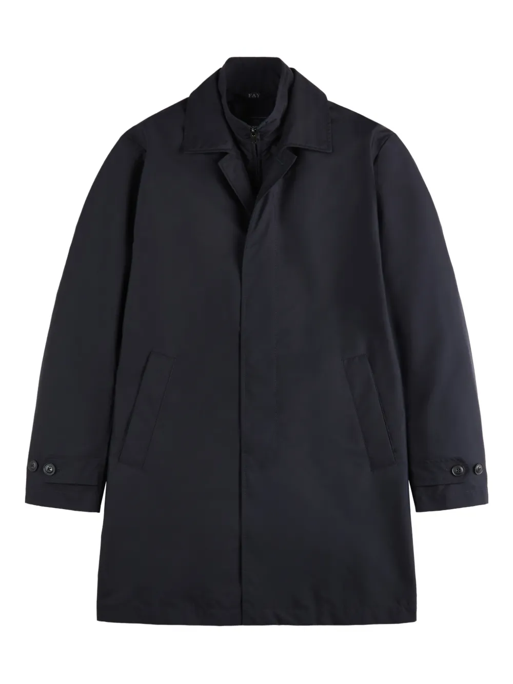 Fay Cappotto monopetto Morning - Blu