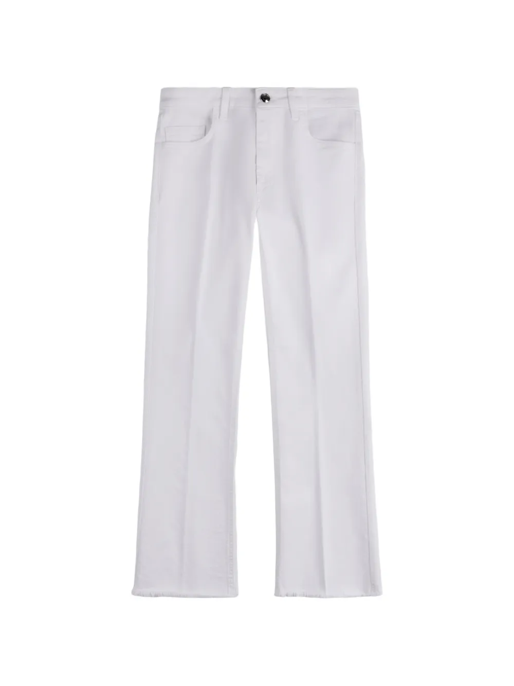 Fay flared cotton jeans - Bianco
