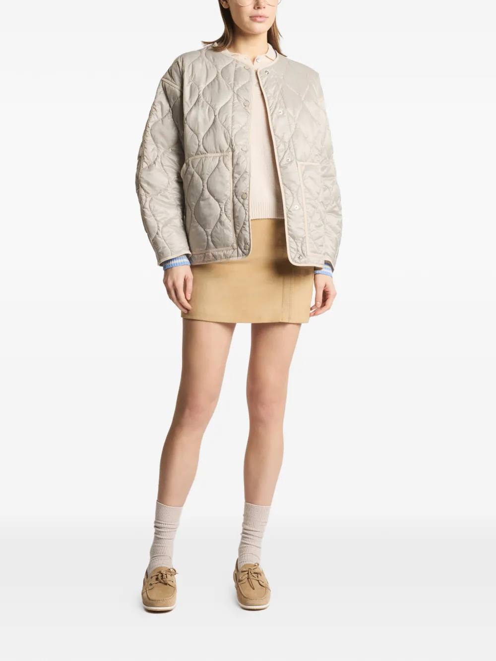 Fay Donsjack met zak Beige