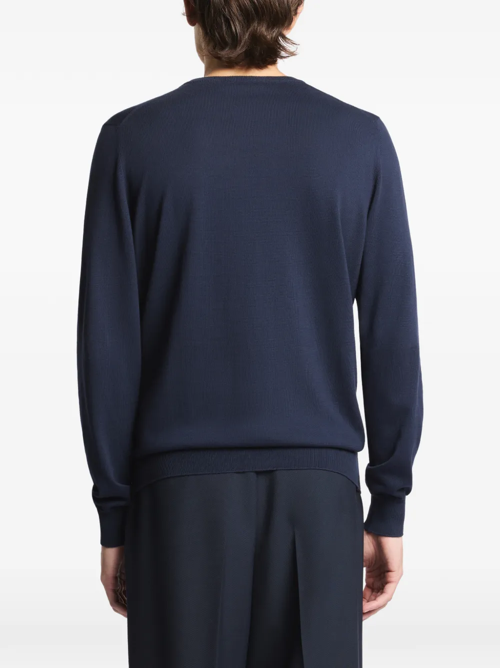 Fay Trui met ronde hals Blauw
