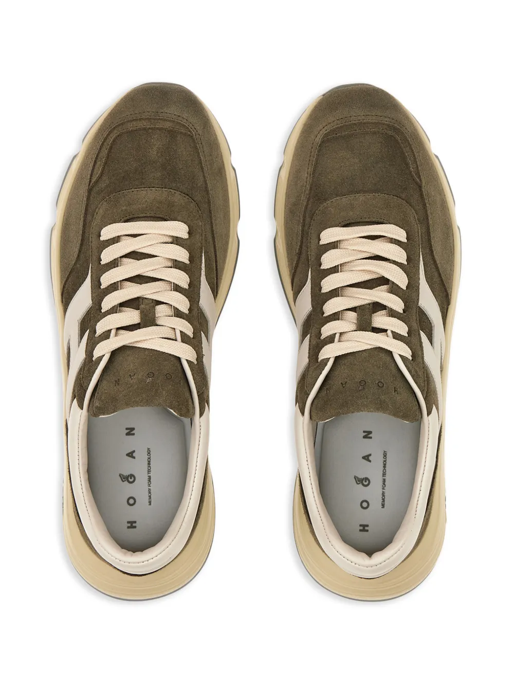 Hogan Hyperlight sneakers met logopatch Groen