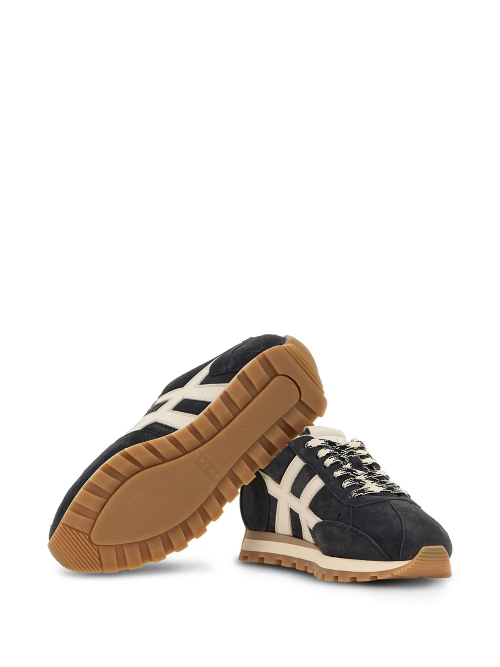 Hogan H671 86ER sneakers met veters Blauw