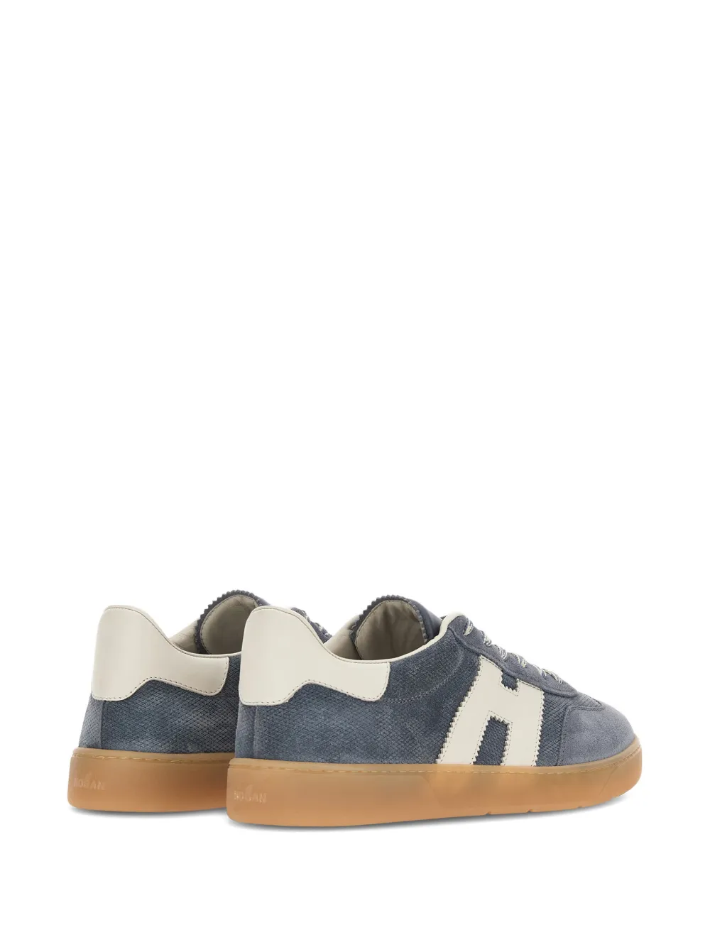 Hogan Sneakers met logopatch Blauw