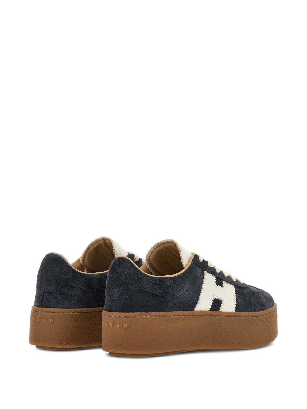 Hogan H698 sneakers met plateauzool Blauw